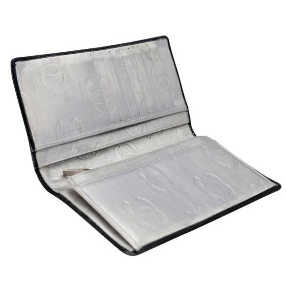 Chanel Cambon Silver Big CC Monogram Quilted Lambskin Wallet CC-W0209N-0006 - Picture 7 of 9